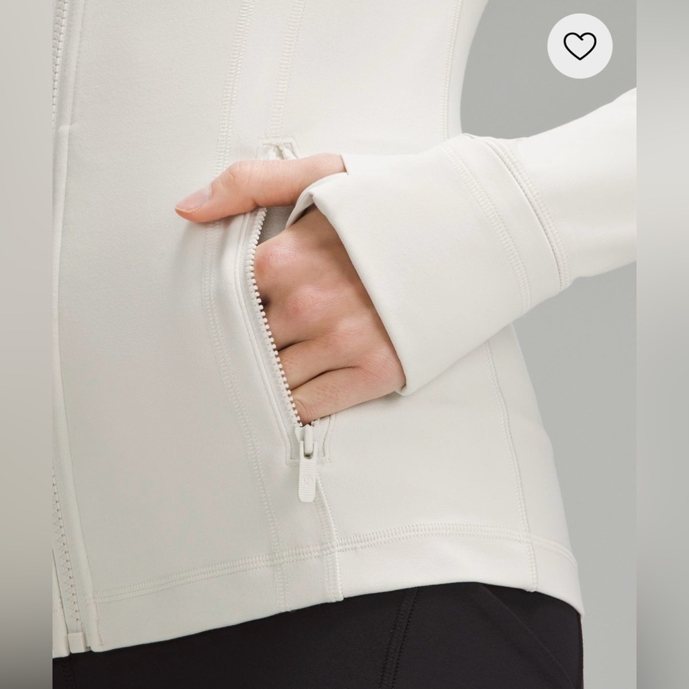 š¤Lululemon Define Jacket fan-favourite in buttery-soft Bone Nulu⢠fabricš¤ - Picture 3 of 16